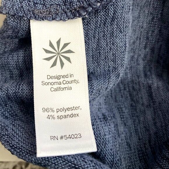 Athleta Downplay Mini Skirt Knit Athletic Heather Blue Pull On Size XXS - Picture 5 of 5